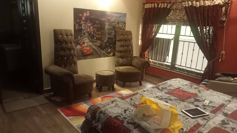 D H A Lahore 1 Kanal Mazher Munir Design House With Full Furnished With 100% Original Pics Available For Rent 34