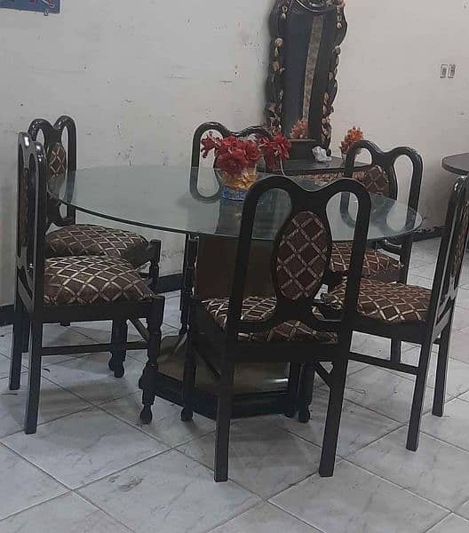 6 chair dining table set for sale 0
