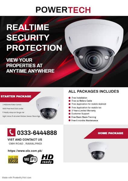 Dahua Cctv Cameras / Hikvision cameras system / Sercurity Cameras 0