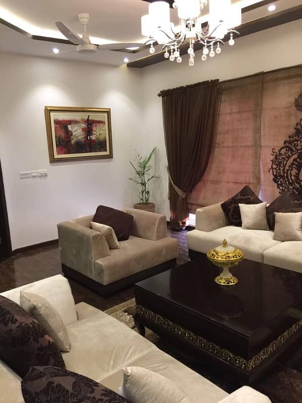 DHA Lahore 1 Kanal Owner Build Design House Full Furnished With Swimming Pool With100% Original Pics Available For Rent 24