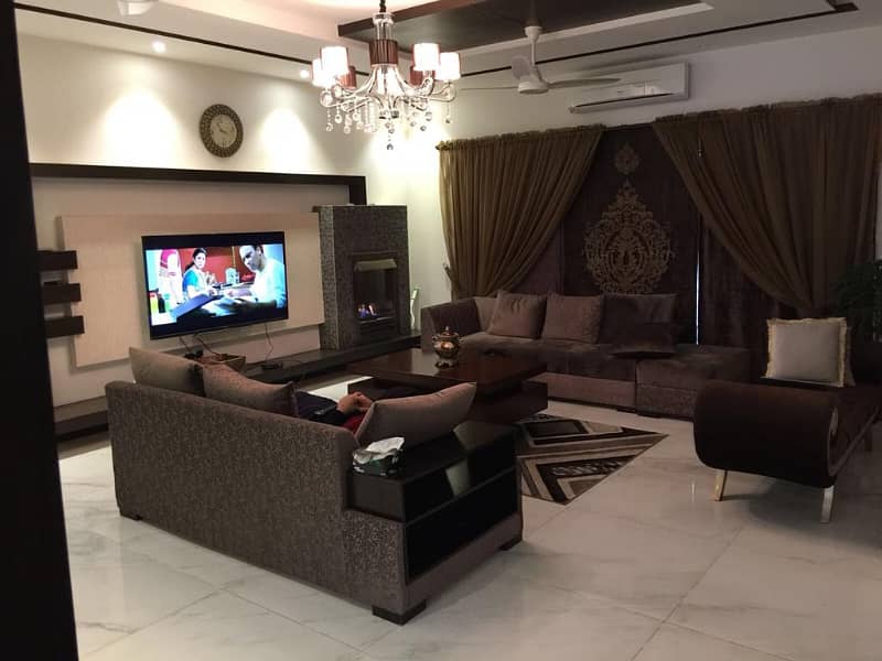DHA Lahore 1 Kanal Owner Build Design House Full Furnished With Swimming Pool With100% Original Pics Available For Rent 26