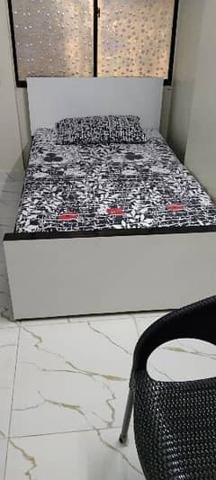 Single bed with mattress in good condition