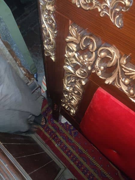 double bed set 2 side tables condition all new not used fresh hai 2
