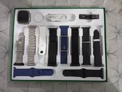 U9 ultra Max smart watch with 10 straps