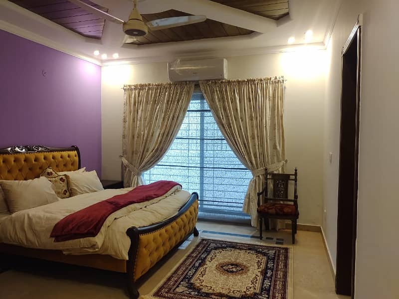 D H A Lahore 1 Kanal Brand New Owner Build Design House Fully Furnished Full Basement With 100% Original Pics Available For Rent 31