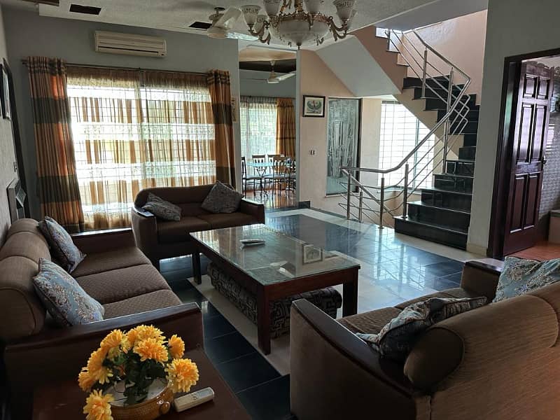 D H A Lahore 1 Kanal Owner Build Design House And Fully Furnished With 100% Original Pics Available For Rent 5