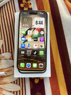 Iphone 14 pro with box full new with warranty