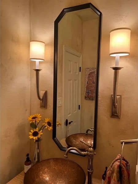 elongated full length wall mirror decorative mirror shesha long mirror 3