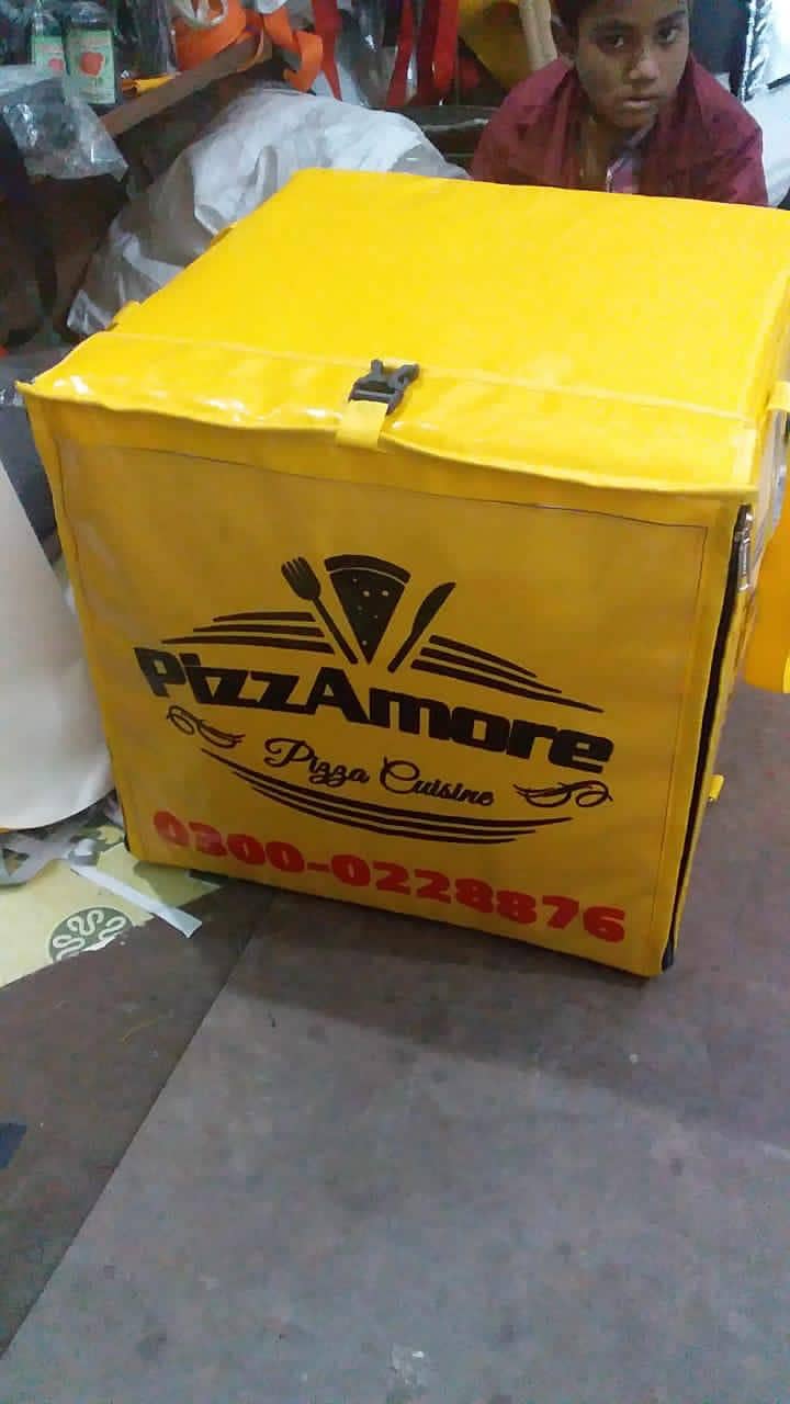 pizza oven seven star new, delivery bags, prep table, shawarma counter 1