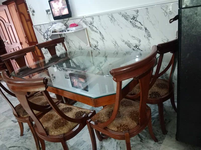 Wooden dining table/dining for sale/6 seater /six seater 3