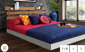 Habitt Wooden King Sized Bed