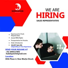 Need for sales specialists