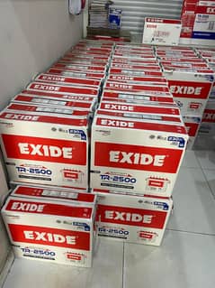 Exide Tall Tubular Battery TR-1800 & TR-2500