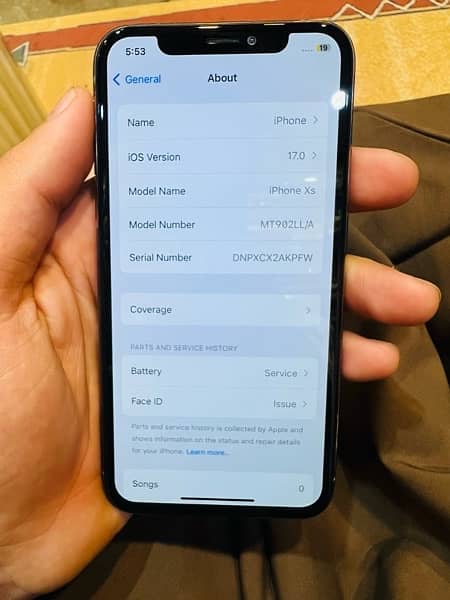 iPhone XS 256gb jv sim Face ID not working 2