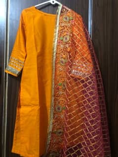 Affordable Mehndi/ Mayo dress