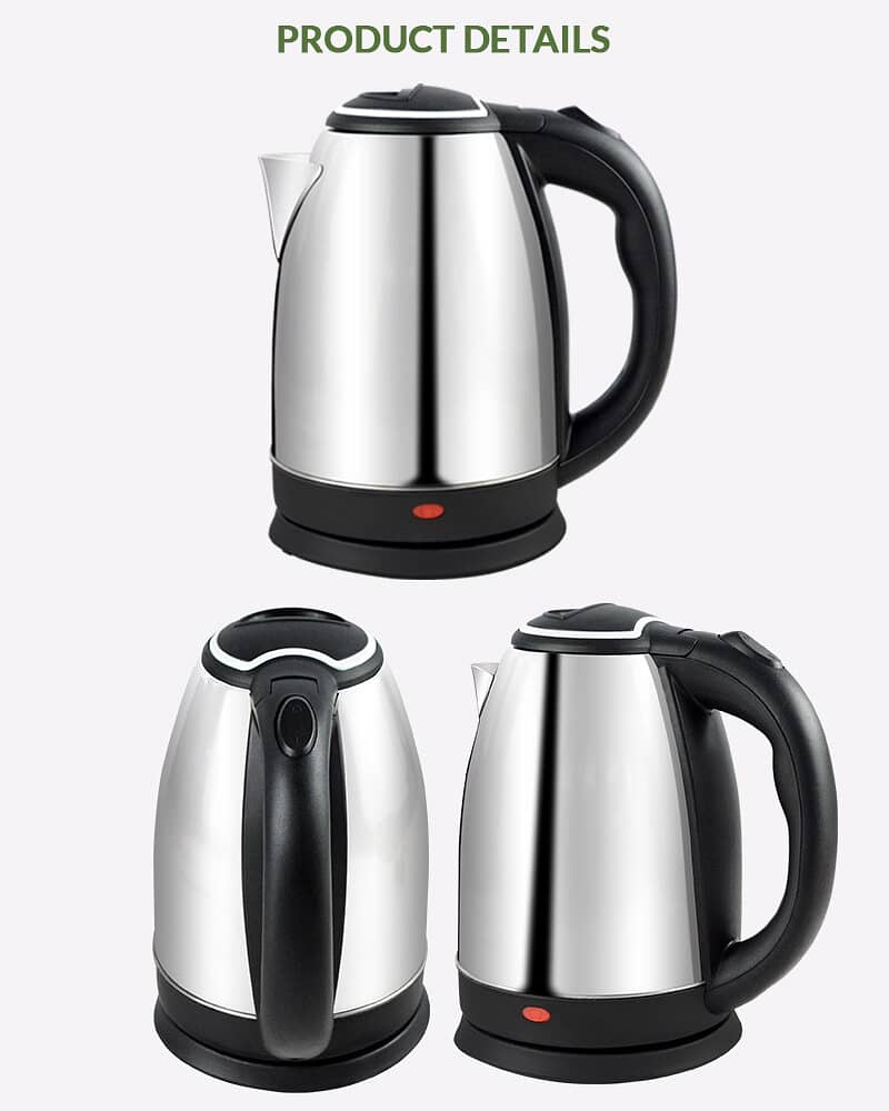 Lifestyle Fast Boiling Tea Kettle Cordleses, Stainless Steel 2