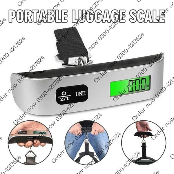 Luggage Scale 50kg/10g Digital Electronic Travel Weighs Portable 1