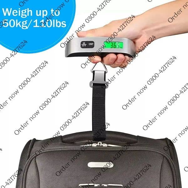 Luggage Scale 50kg/10g Digital Electronic Travel Weighs Portable 2