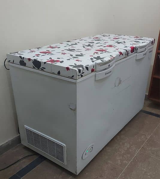 Waves double door refrigerator and freezer available in new condition 1