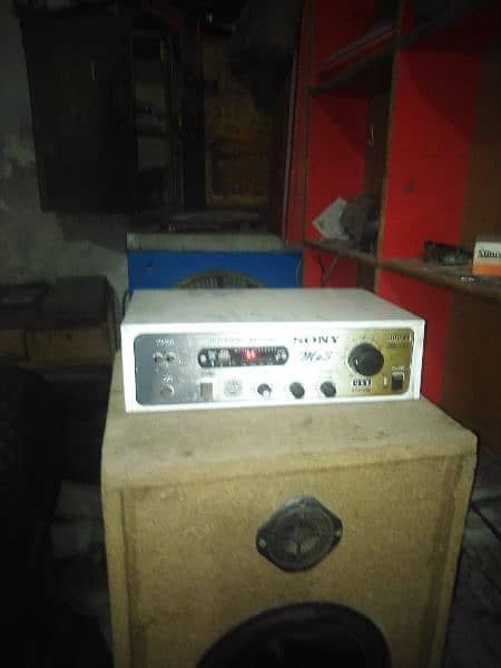 8 inch speakers jori hai with amplifier 2