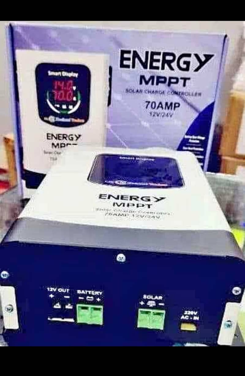 Energy mppt charge controller hybrid 70 amp 0