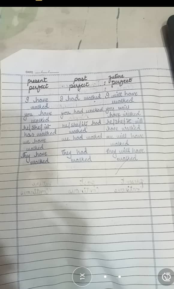 Hand written Assignment work 3