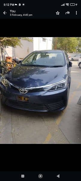 Toyota Corolla GLI 1.3 in good condition. Only Available till tomorrow. 7