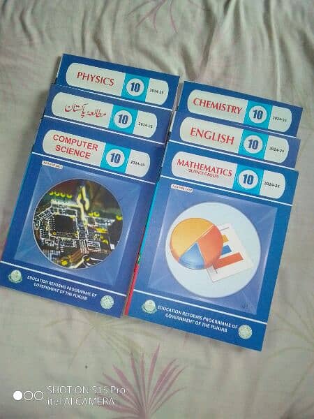 10th Class New Punjab Text Books Course for sale not 9th 10 9 0
