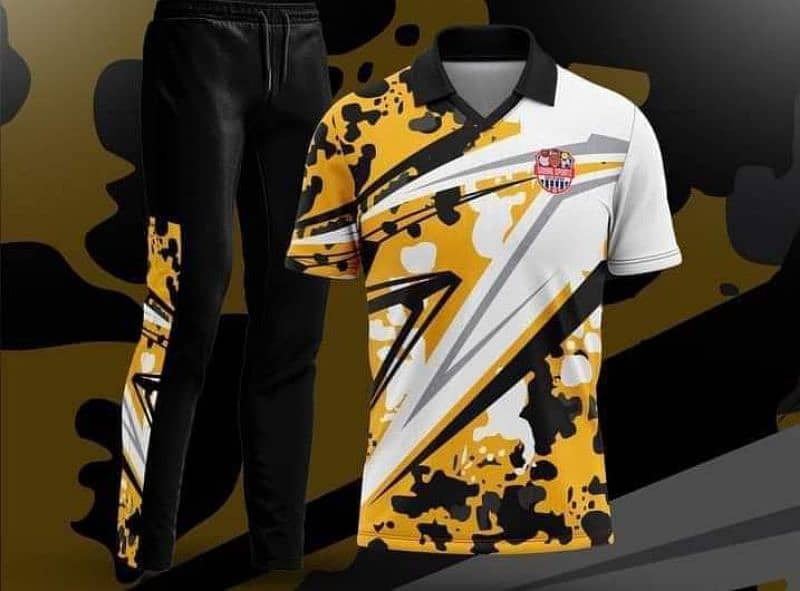 sublimation trousers shirts and cap 8