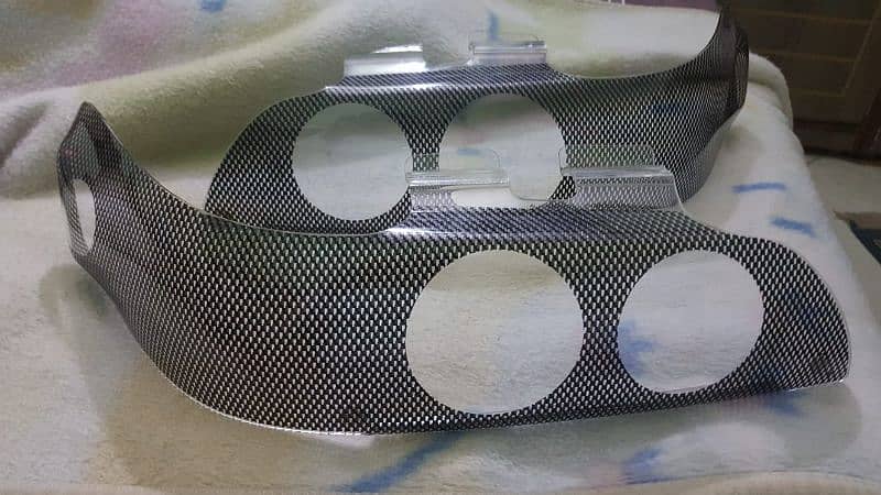 Headlight Protection Glass Carbon Fiber. 0