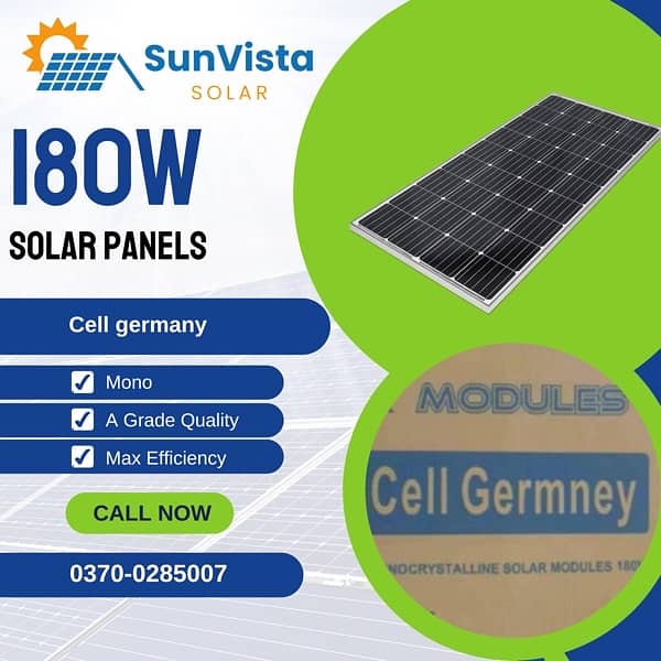 Cell Germany 180W Solar Panel 4