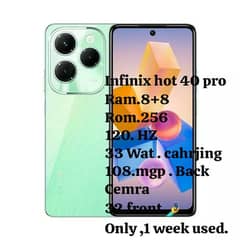 Infinix hot 40 pro Mobil for sale 0
