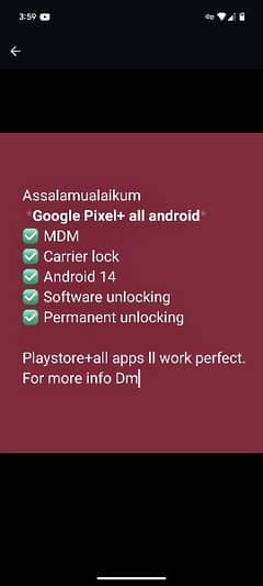 Google pixel 7 , Pro