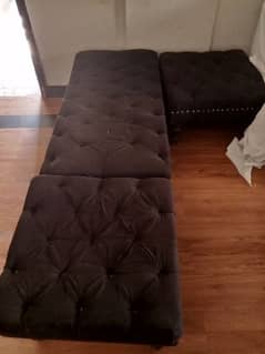Puffy sofa set