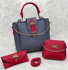 Sale Sale Sale Women's Leather Handbag Pack of 4