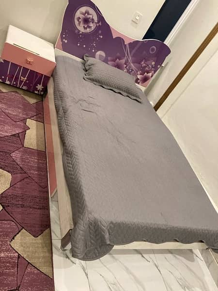 2 = Queen Beds with Spring Mattresses + side Tables. Cupboard FREE 4