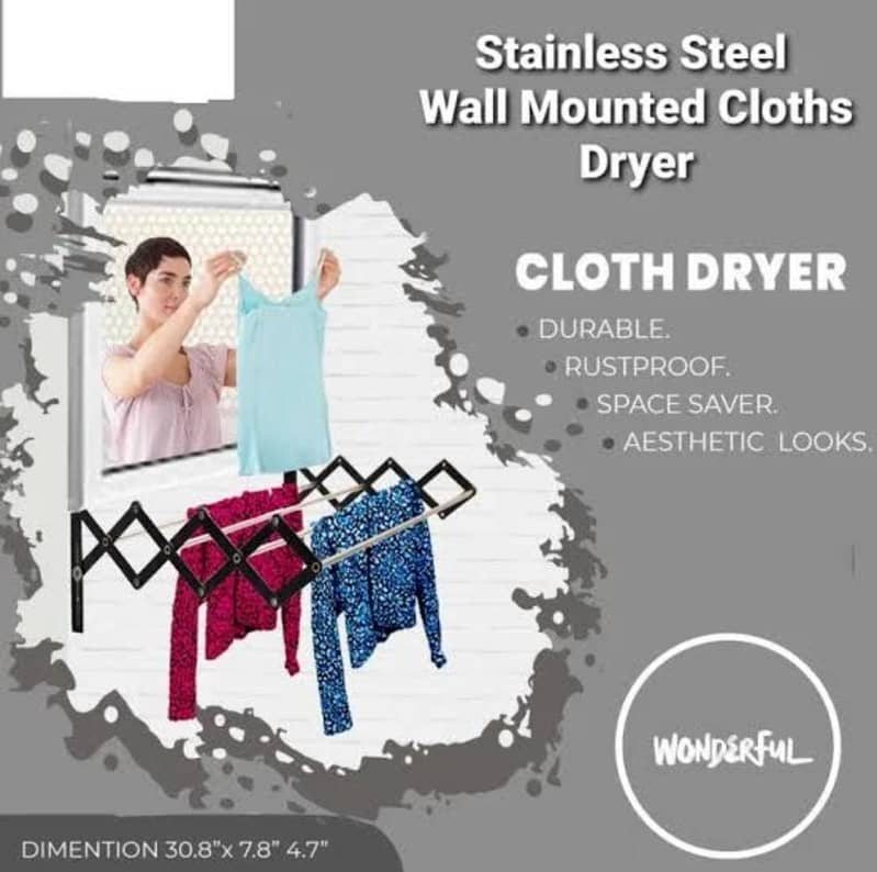 Cloth Dryer Stand with 7 Lines/Clothesline 2