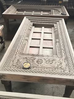 antique Doors and tables