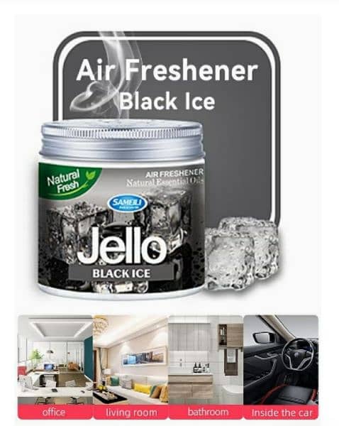 jello air freshener black ice 0