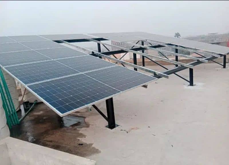 Elevated Solar Structure customized Guarder Work 14 rup watt 10