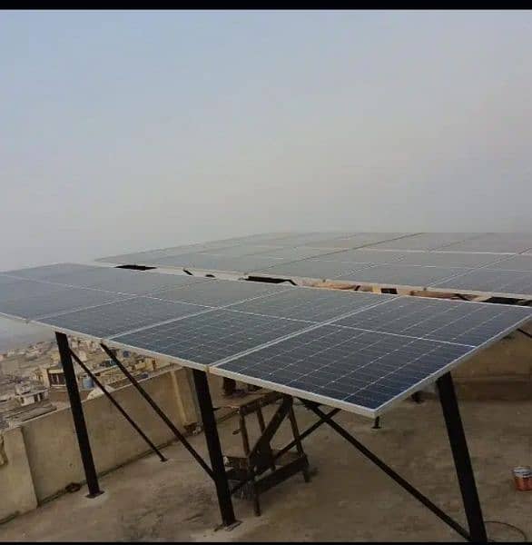 Elevated Solar Structure customized Guarder Work 14 rup watt 12