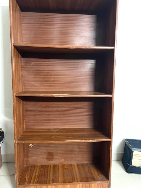 Wooden Bookshelf  6 feet 0