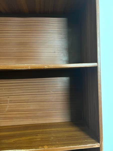 Wooden Bookshelf  6 feet 1