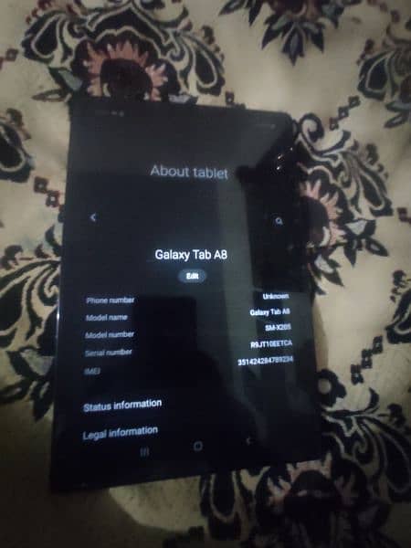 Samsung galaxy tab A8 2/32 4000 mah condition 10by10 open box 1