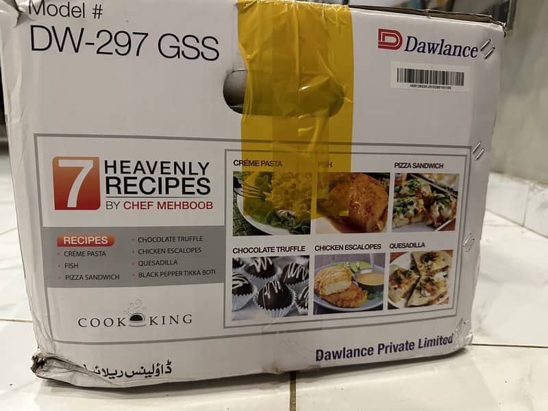Dawlance brand new microwave oven for sale 3