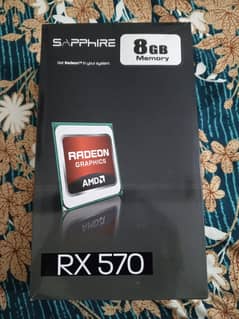 Sapphire RX 570 8GB (Slightly Used) With Box