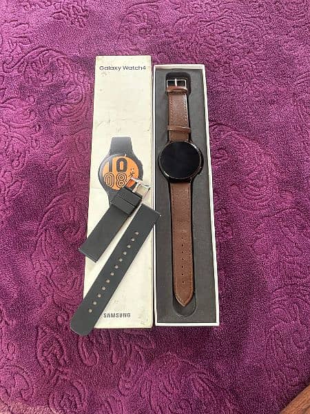 Original Samsung Watch 4 - 44mm With Box & Accessories For Sale 0