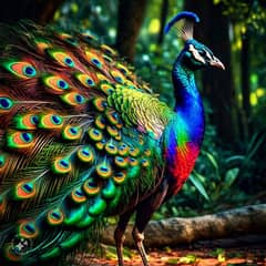 very nice peacock