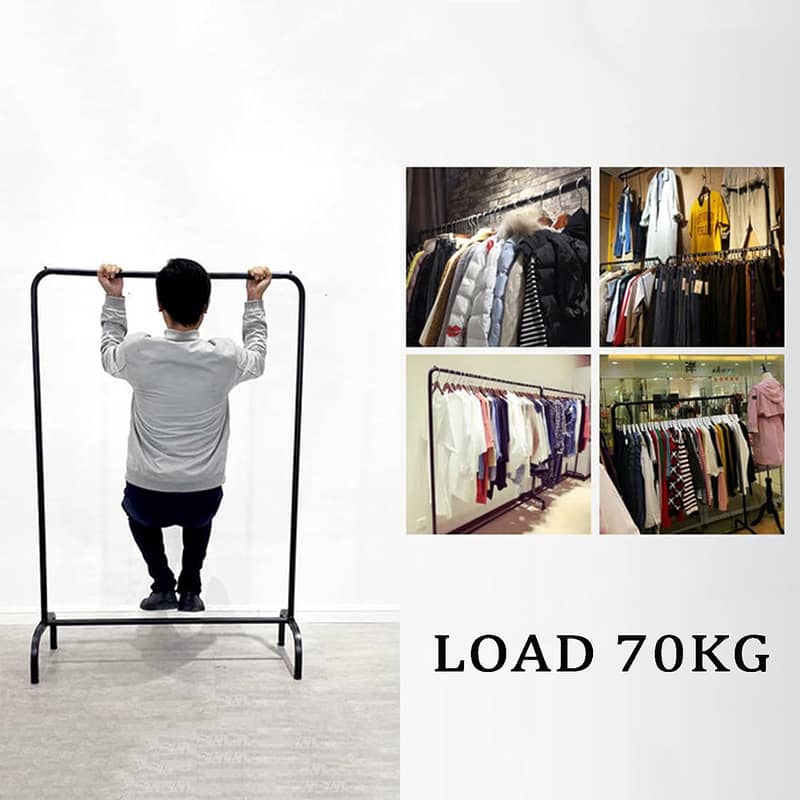Floor-standing Mteal Clothes Rack 2