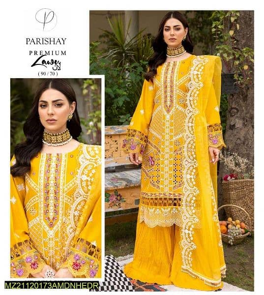 Yellow lawn for girls 0